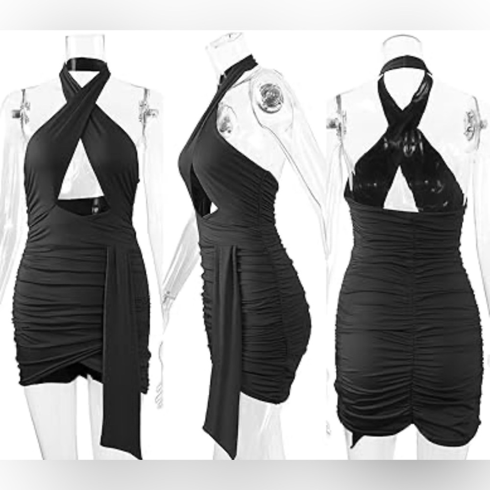 Tresser LA black mini dress size S